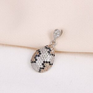 مدال نقره میکرو رنگی کد 21498