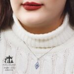 مدال نقره میکرو چشم نظر کد 21780 - تصویر 2