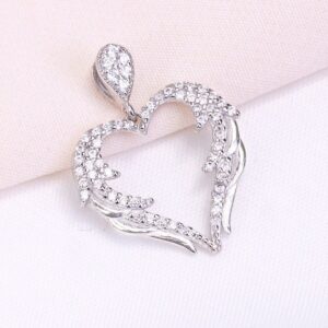 مدال نقره میکرو قلبی کد 21324