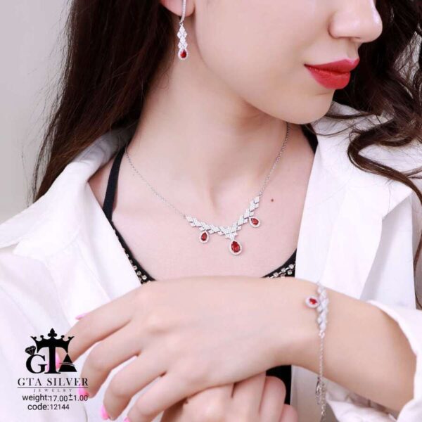 سرویس نقره میکرو زنجیری کد 12144 - Image 2