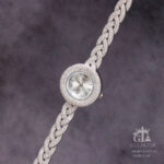 ساعت نقره جواهری روکش رادیوم کد 19140 - Image 4