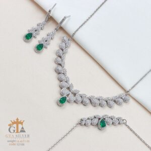 سرویس نقره میکرو زنجیری کد 12188