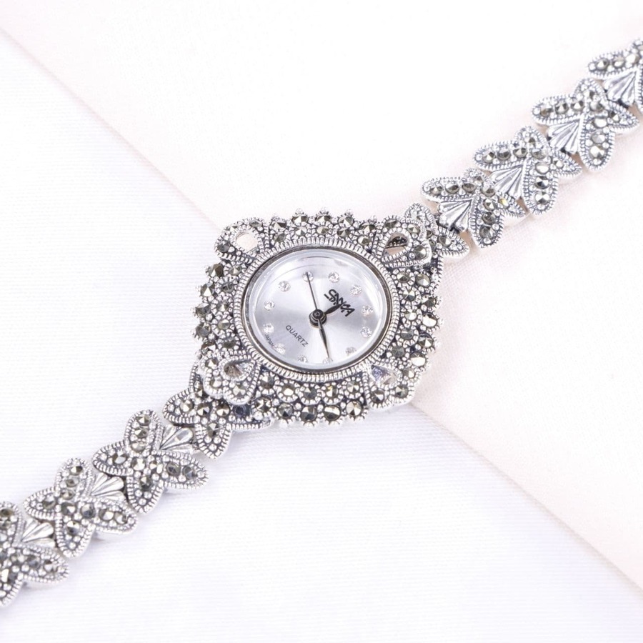 e21624a4-ca0c-4920-962f-81a9e58a8b3f.jpg ساعت نقره سما کد 18046 - Image 1