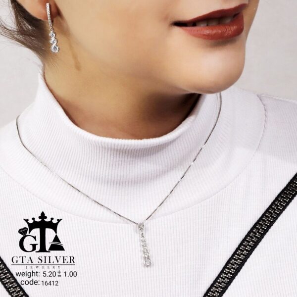 نیم ست نقره میکرو کد 16412 - تصویر 2