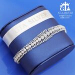 دستبند نقره میکرو کد 22069 - تصویر 3