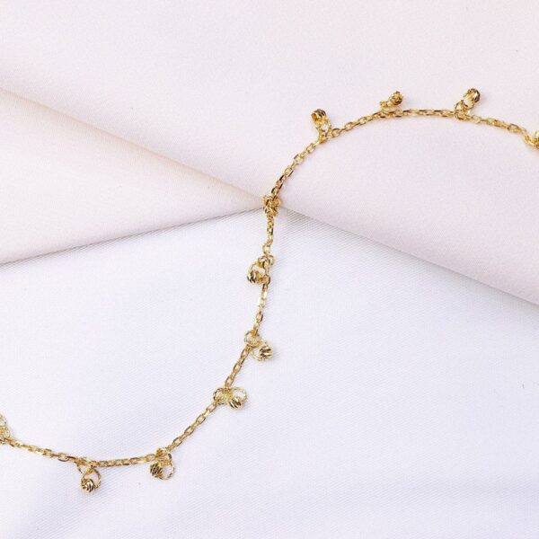 پابند نقره گوی‌دار کد 24005 - Image 2