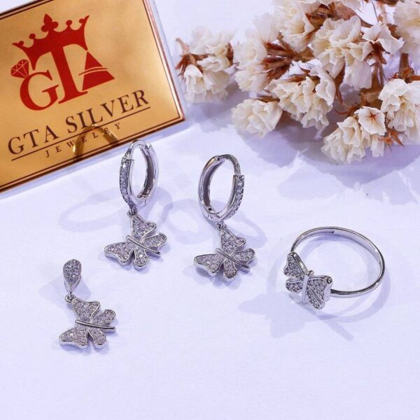 نیم ست نقره میکرو کد 16295 - Image 2