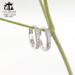 گوشواره نقره میخی میکرو کد 25061 - تصویر 3