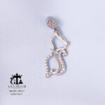 مدال نقره میکرو طرح گربه کد 21670 - Image 3