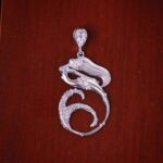 مدال نقره میکرو طرح پری دریایی کد 21413 - Image 3