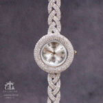 ساعت نقره جواهری روکش رادیوم کد 19140 - Image 3