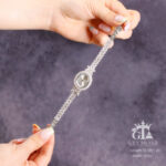 ساعت نقره جواهری روکش رادیوم کد 19136 - Image 4