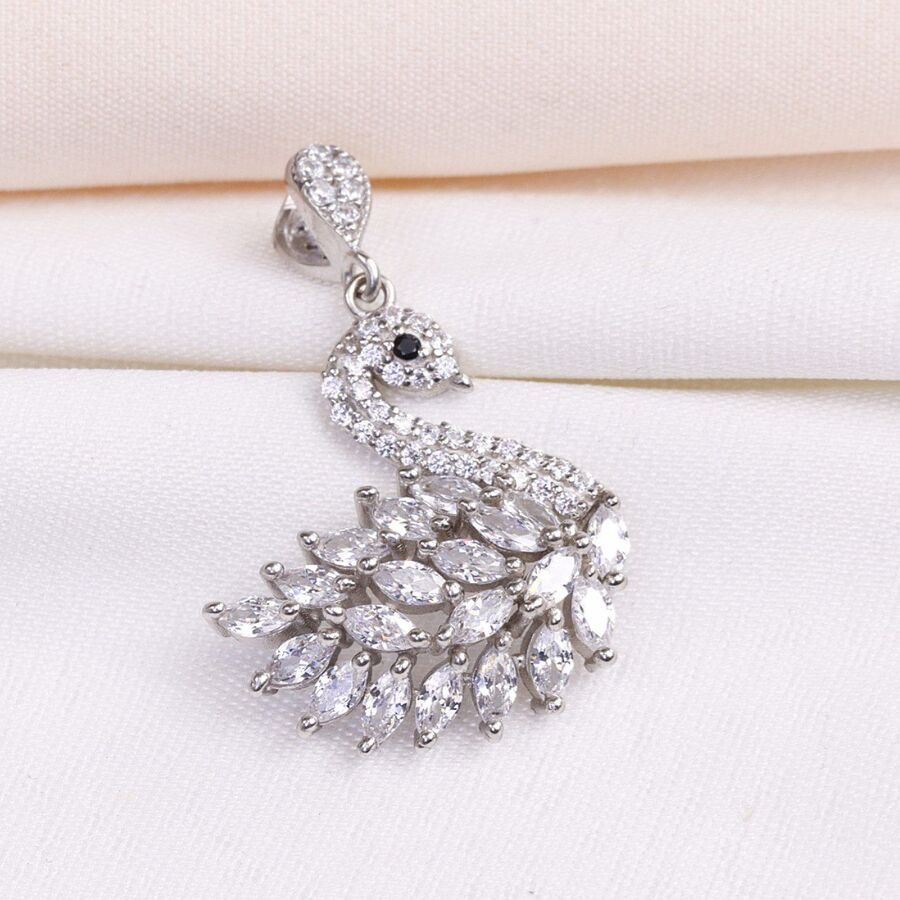 e7bad3db-5cbf-4aa9-882a-ab4b32f9697c.jpg مدال نقره میکرو طرح قو کد 21429 - Image 1