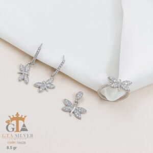 نیم ست نقره میکرو کد 16628