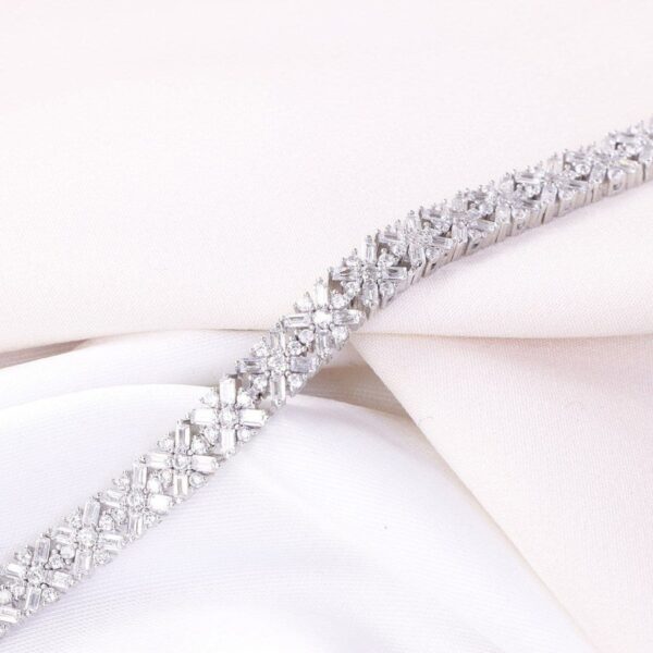 دستبند نقره میکرو کد 22055 - تصویر 2