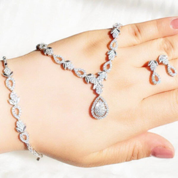 سرویس نقره آتنا زنجیری کد 12052 - تصویر 2