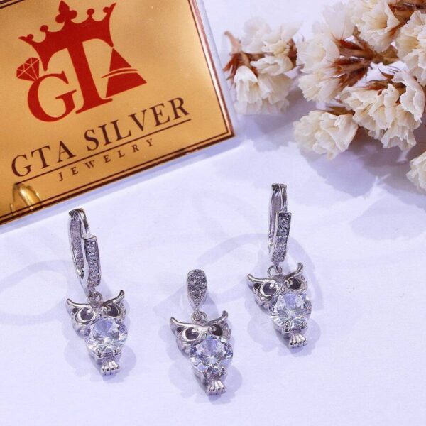 نیم ست نقره میکرو کد 16294 - تصویر 2