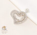 مدال نقره میکرو قلبی کد 21808