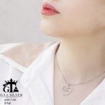 مدال نقره میکرو طرح ضربان قلب کد 21888 - Image 2