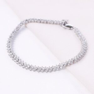 دستبند نقره میکرو کد 22021