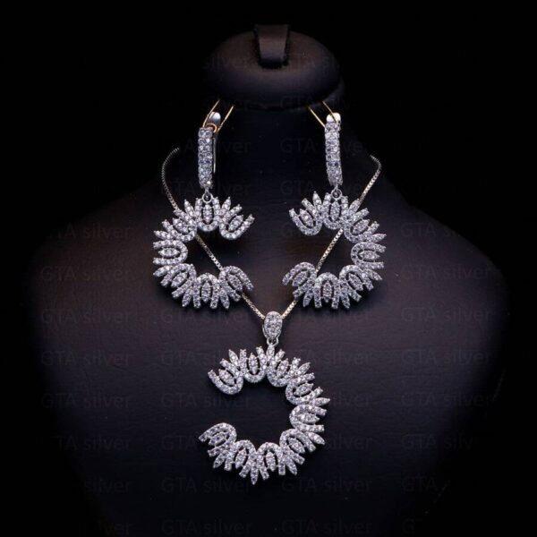 نیم ست نقره میکرو کد 16044 - Image 2