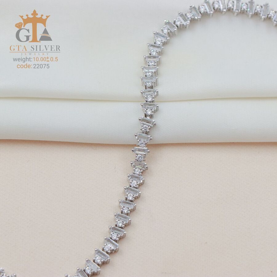 ebe77a21-b810-421b-986a-cdb311963ee9.jpg دستبند نقره میکرو کد 22075 - تصویر 1