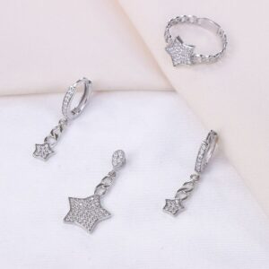 نیم ست نقره میکرو کد 16238