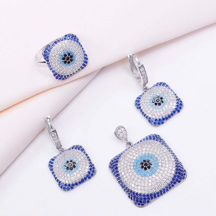 ed036ce5-6c18-45b8-a182-49e3e5436a15.jpg نیم ست نقره میکرو رنگی کد 16028 - Image 1