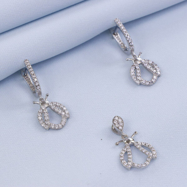 نیم ست نقره میکرو کد 16366 - تصویر 2