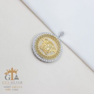 مدال نقره میکرو ورساچه کد 21842