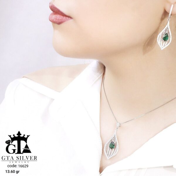 نیم ست نقره میکرو کد 16629 - تصویر 2