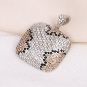 مدال نقره میکرو رنگی کد 21555