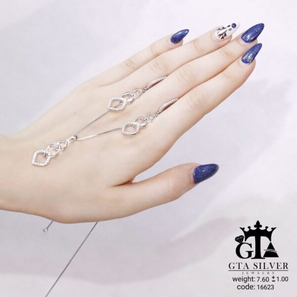 نیم ست نقره میکرو کد 16623 - تصویر 4