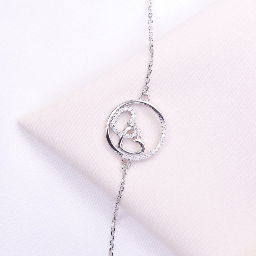 f2f6203a-c436-48ef-8d21-67b4012e4426.jpg دستبند نقره میکرو قلبی کد 22025 - Image 1