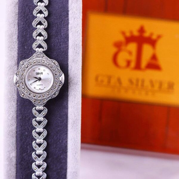 ساعت نقره سما کد 18133 - Image 2