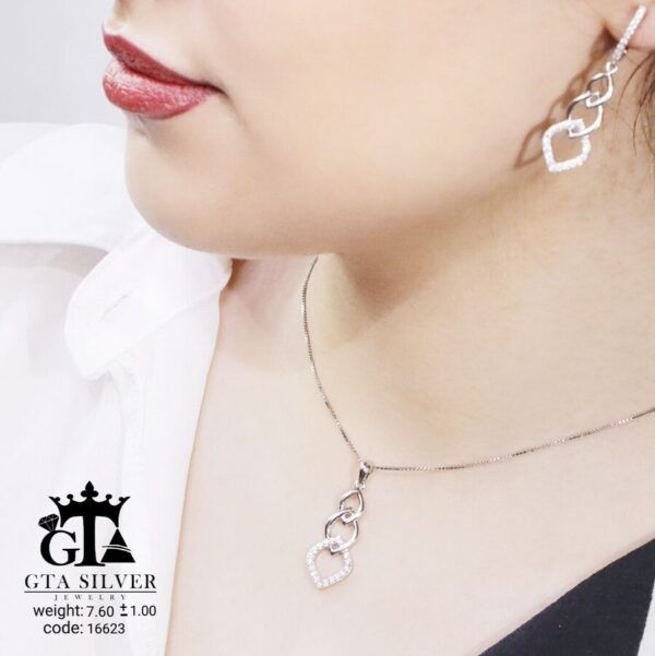 نیم ست نقره میکرو کد 16623 - تصویر 2