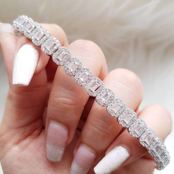 دستبند نقره میکرو کد 2069 - Image 2