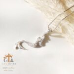 مدال نقره میکرو طرح پری دریایی کد 21718 - Image 3