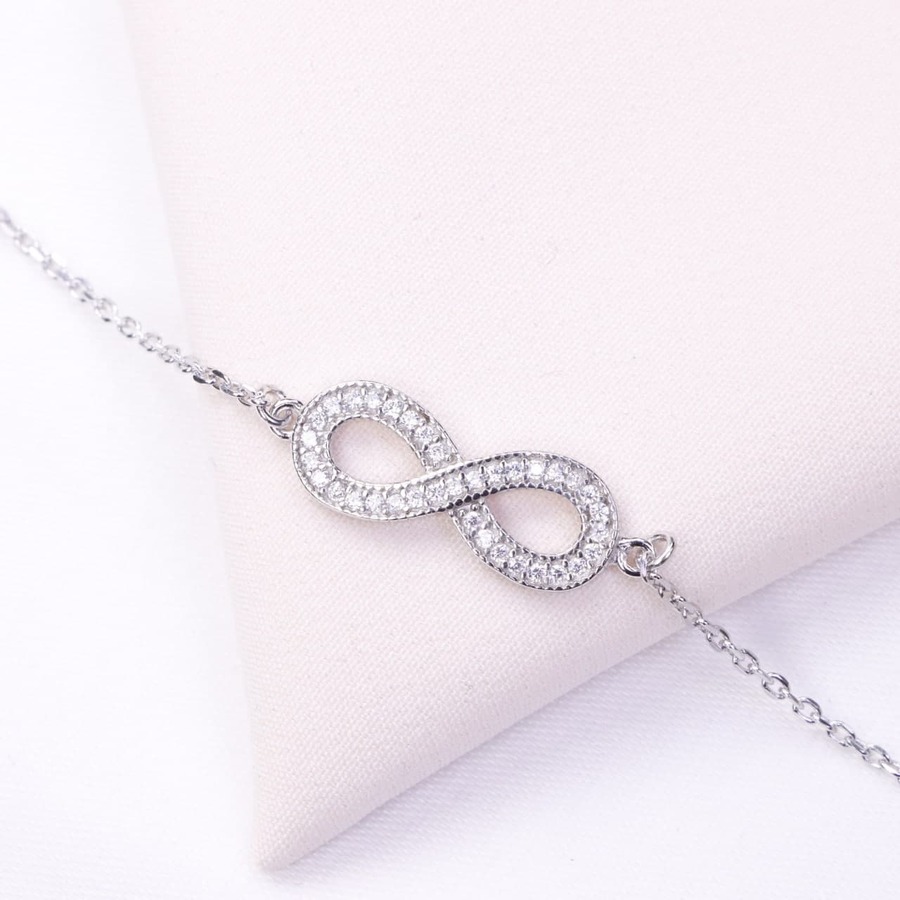 f5f86506-83e9-467d-baa2-ad22a56799d9.jpg دستبند نقره میکرو بینهایت کد 22051 - Image 1