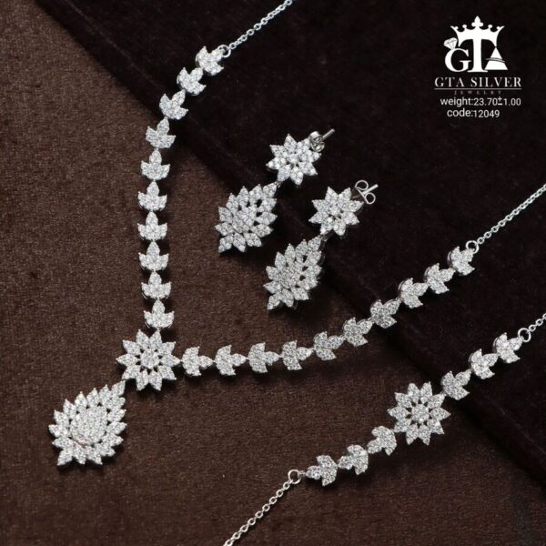 سرویس نقره میکرو زنجیری کد 12049 - Image 3