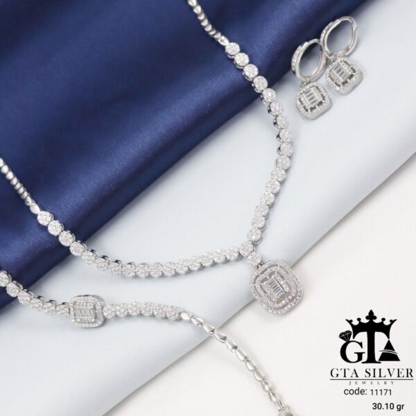 سرویس نقره مارسا طرح امرالدکات کد 1-11171 - تصویر 3