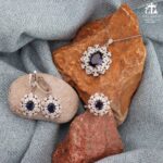 نیم ست نقره کد 16685 - Image 3