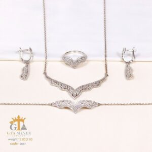 سرویس نقره میکرو زنجیری کد 12087