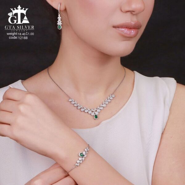 سرویس نقره میکرو زنجیری کد 12188 - Image 2