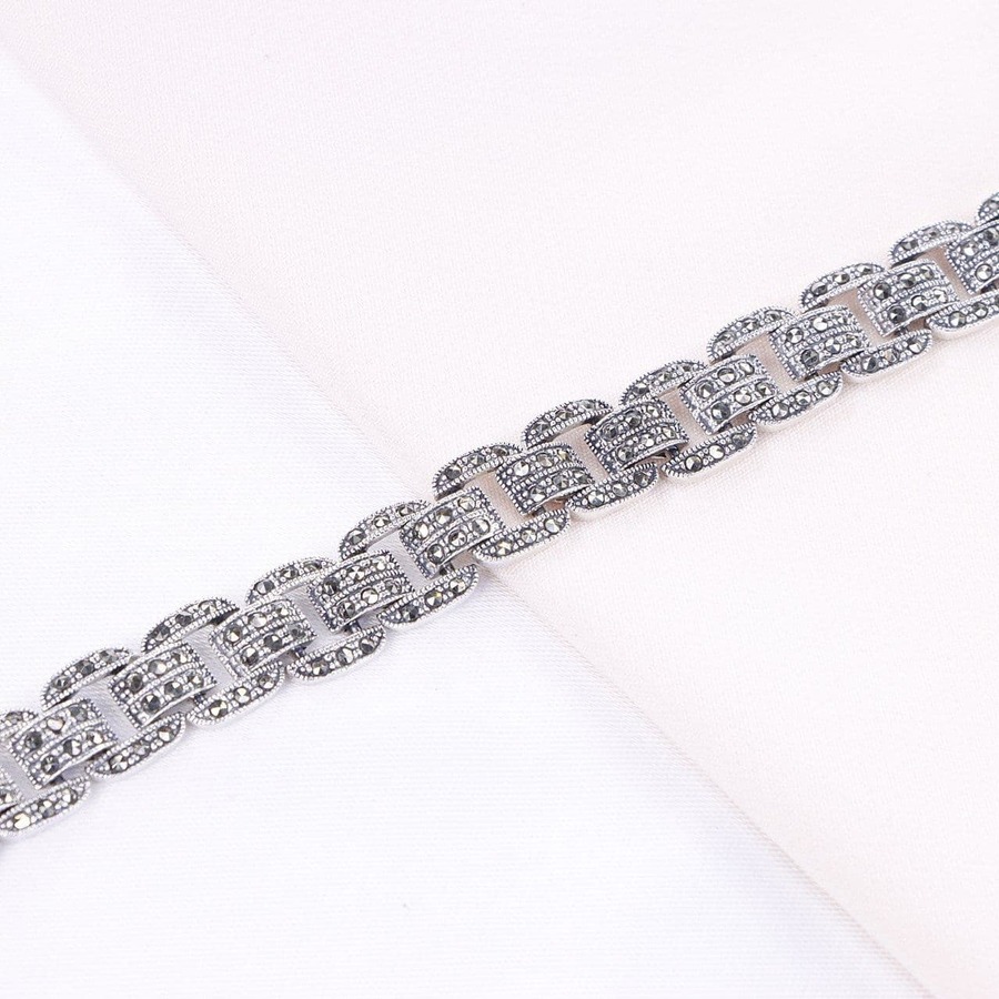 f98b22c6-effa-4978-a9bd-ff9dcc7de3ff.jpg دستبند نقره مارگازیت کد 37019 - Image 1