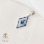 مدال نقره میکرو چشم نظر کد 21780