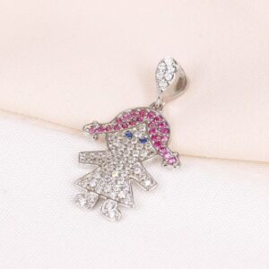 مدال نقره میکرو رنگی کد 21639