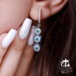 سرویس نقره میکرو زنجیری طرح چشم نظر کد 12172 - Image 4