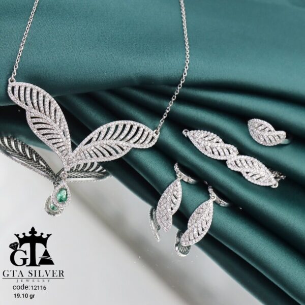 سرویس نقره میکرو زنجیری کد 12116 - Image 3