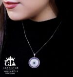 مدال نقره میکرو چشم نظر کد 21845 - Image 2